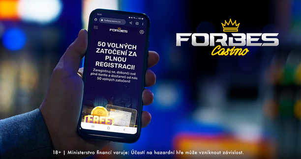 Registruj se ve Forbes casinu a získej 50 free spinů.