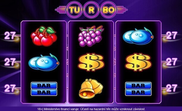 Automat Turbo 27 od Kajot Games.