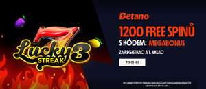 Získejte bonus až 1200 free spinů s kódem MEGABONUS.