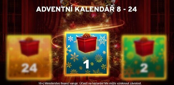 Otevřete adventní kalendář casina Apollo Games a podívejte se na dnešní bonus.