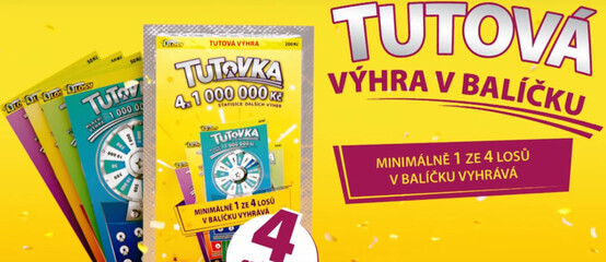 Stírací los Tutovka od Sazky Stírací los Tutovka od Sazky