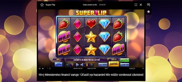 Nejlevnější Chance automaty od 0,1 Kč - Super Flip