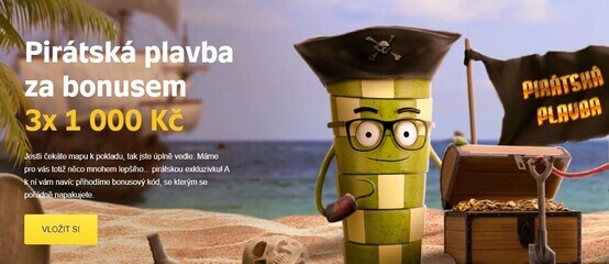 Pirátská plavba za bonusem u Sazka Her Pirátská plavba za bonusem u Sazka Her