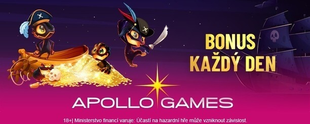 Vyzvedněte si bonus každý den v casinu Apollo