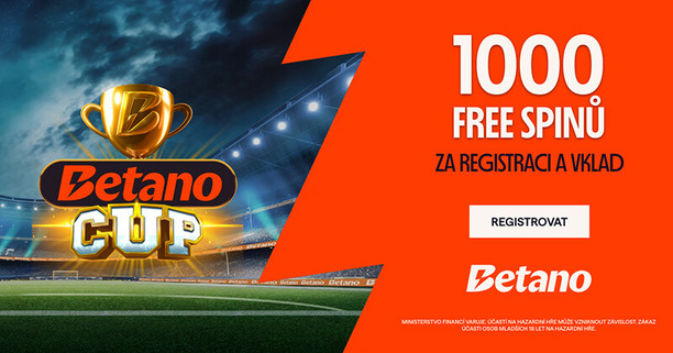Získejte s kódem MEGABONUS až 1 000 free spinů + bonus Sázka zdarma za 150 Kč.