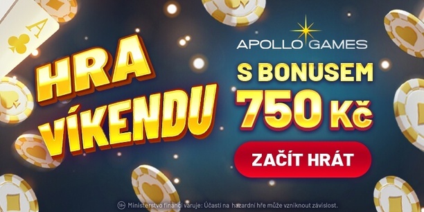 Získejte až 750 Kč s Hrou víkendu v Apollo casinu.