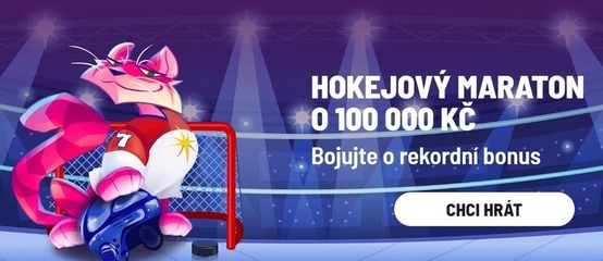 Zapoj se do hokejového maratonu o 100 000 Kč v Apollo Games casinu. Zapoj se do hokejového maratonu o 100 000 Kč v Apollo Games casinu.