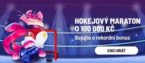 Zapoj se do hokejového maratonu o 100 000 Kč v Apollo Games casinu.