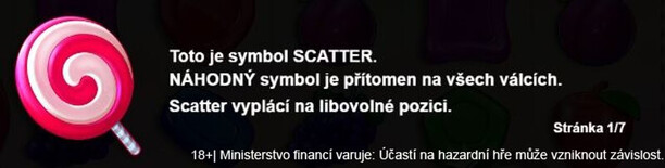 Scatter symbol na online slotu Sweet Bonanza