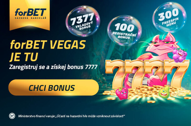 Ve forBET casinu můžete získat vstupní bonus až 7 777 Kč.