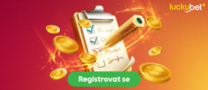 Registrujte se v online casinu LuckyBet - klikněte zde.