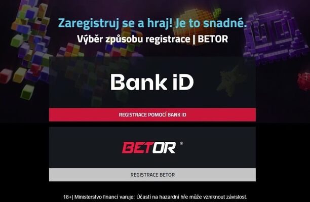 Registrace v online casinu Betor je velice rychlá a snadná.