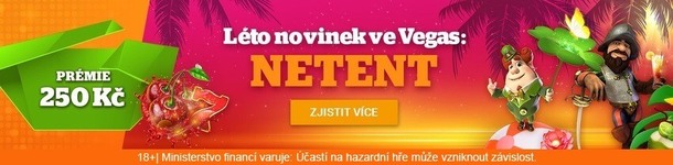 Léto NetEnt novinek ve Vegas Pobavte se s bonusy u nově uvedených her.