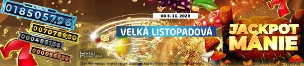 Listopadová Jackpot Mánie v casinu SYNOT TIP