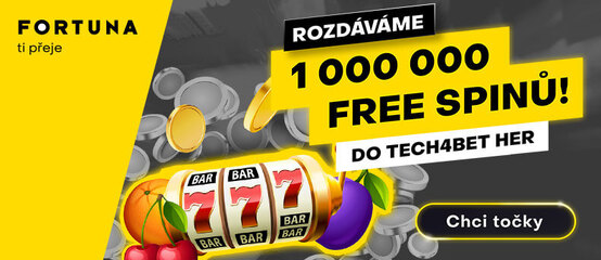 Ukrojte si podíl z milionu free spinů u Fortuny. Ukrojte si podíl z milionu free spinů u Fortuny.