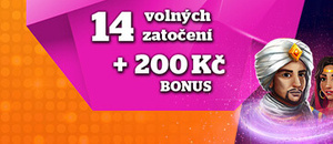 Získejte na Valentýn ve Vegas free spiny a peněžní bonus 200 Kč ZDE