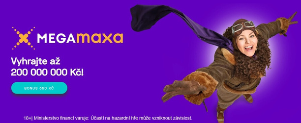 Vyhrajte s loterií Megamaxa až 200 milionů korun.